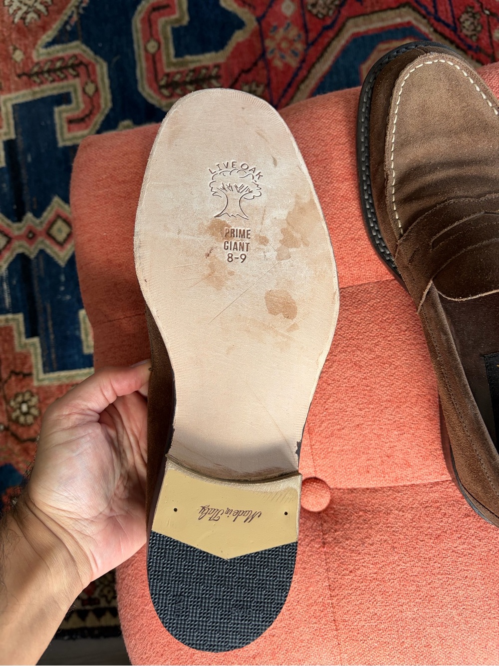 To Boot Brown Suede Penny Loafers - Picture 6 of 6